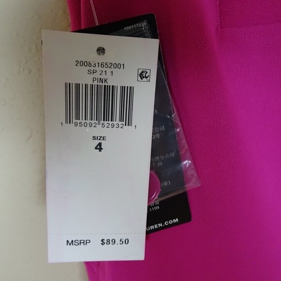 Ralph Lauren Crepe High Rise Shorts Size 4 - Picture 8 of 8